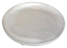 Matt Aluminium Candlestick Plate D 17 cm