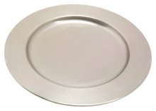 Nickel Plated Candlestick Plate D 17 cm