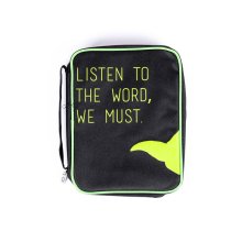 Listen To The Word Canvas Bible Cover - Large