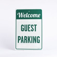 Parking Sign Welcome Guest