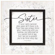 Plaque-Layered Grace-Sister (6 x 6)