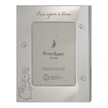 Silver Plated Christening Baby Photo Frame