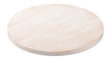 Light Wood Candle Plate D 10 cm