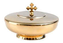 Golden Plated Ciborium D 9.5 cm