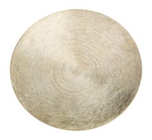 Aluminium Gold Candle Plate D 14 cm