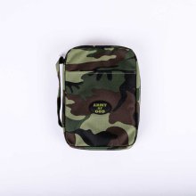 Army Of God Camo Canvas Bible Cover - Medium