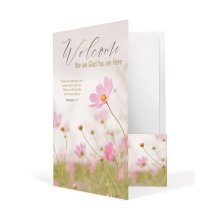 Welcome Folder: We Are Glad You Are Here - Spring (Package of 12)