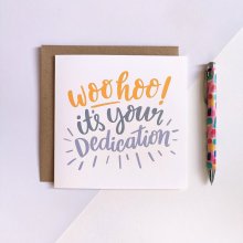 Woohoo Dedication Card