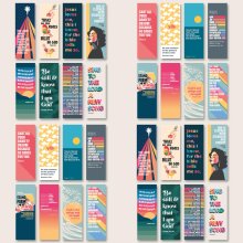 32 Mixed Christian Bookmarks (Prizegiving Full Class Pack)