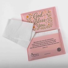 Tissues - God Bless You Dove & Cross (Pack of 12)