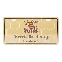 Bee Kind Number Plate Tag