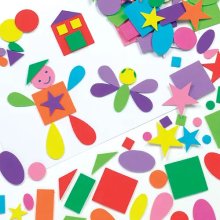 Self-Adhesive Foam Shapes (Pack of 180)