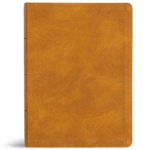 NASB Study Bible, Camel Suedesoft Leathertouch
