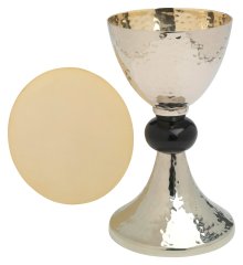 Nickel Plated Chalice with Gold Plated Inside H 20 cm
