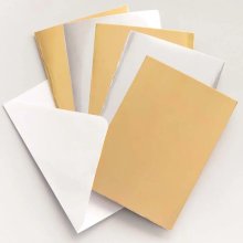 Metallic Gold & Silver Cards (Pack of 12)