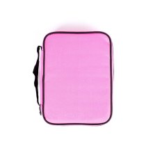 Pink & Black Canvas Bible Cover - Large