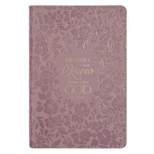Journal Slimline Purple Be Still and Know Ps. 46:10