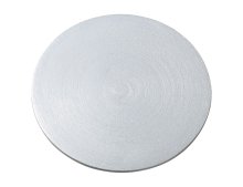 Silver Aluminium Plate D 12 cm