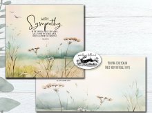 Dawn Field Sympathy Card