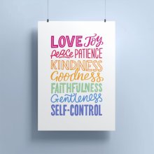 Fruit Of The Spirit A4 Print