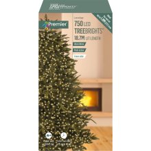750 LED TreeBrights with Timer in Warm White (Green Cable)