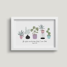 Be Still (House Jungle) A4 Print
