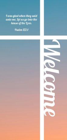 Guest Welcome Card: I Was Glad (Package of 50)