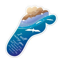 Footprints Vinyl Sticker