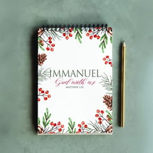 Immanuel God With Us - Jotter Pad (6x4)