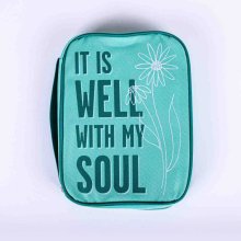 It Is Well With My Soul Canvas Bible Cover - Large