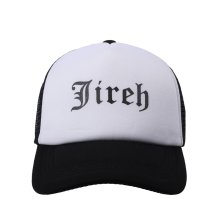 Jireh Black & White Foam Cap