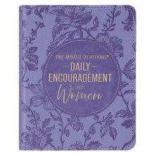 One-Minute Devotions Daily Encouragement for Women Faux Leather
