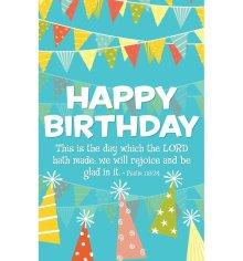 Birthday Postcard: Happy Birthday (Package of 25)