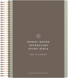 ESV Spiral-Bound Journaling Study Bible, New Testament (Hardcover)