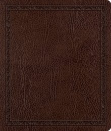 ESV Journaling Bible (Bonded Leather, Mocha, Threshold Design)
