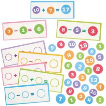 Addition & Subtraction Cards and Counters Pack