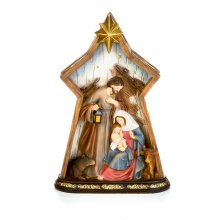 22.5cm Holy Family with Star