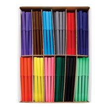 Fine Tip Fibre Pens Bumper Value Box (Box of 144)