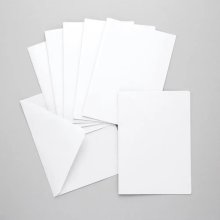White Greeting Cards (Pack of 12)