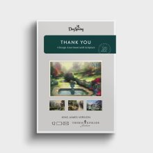 Thomas Kinkade - Thank You - 12 Boxed Cards, KJV