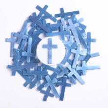 Blank Blue Pocket Cross - Pack of 200