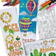 Images of Hope Coloring Bookmarks (Pack of 10)