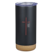 Tumbler SS Black Cross 1 Tim. 6:11