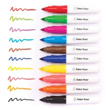 Chunky Easy Grip Colouring Markers (Pack of 10)