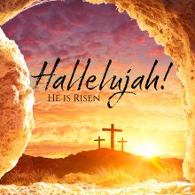 Hallelujah! pack of 5 Easter cards