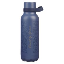 Water Bottle SS Blue Saved By Grace