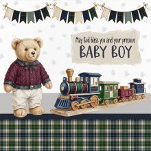 Baby Boy - Train Card
