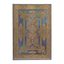 Blue Luxe MIDI Lined Hardcover Journal, 144pg, 120gsm by Paperblanks (Luxe Design)