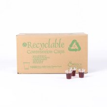 Communion Cups Recyclable Clear Full Size 1 3/8In Pack of 1000