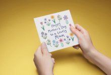 Floral Mother's Day - Mum - Greeting Card & Envelope